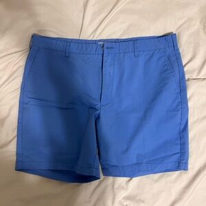 Peter Millar Vibrant Blue Flat Front Shorts